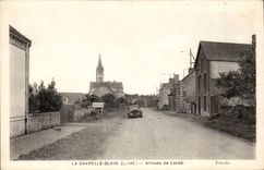 La Chapelle Glain CPA Ankunft des Schutzes