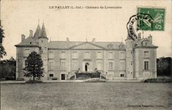 Metalldiskette CPA Schloss von Liverniere