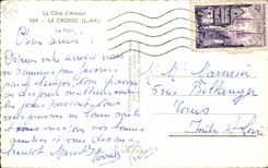 Croisic CPA der Hafen