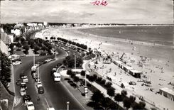 Baule CPA View of the beach taken of the Majestic hotel