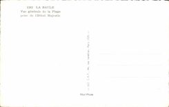 Baule CPA View of the beach taken of the Majestic hotel