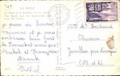 La Baule CPA the beach and the embankment seen of the casino