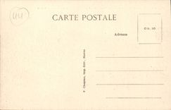 Herrliches Hotel La Baule-CPA und der Damm genommen vom Meer