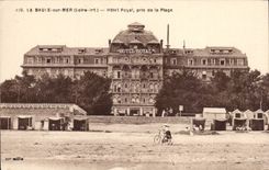 La Baule CPA Royal Hotel taken of the beach