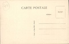 La Baule CPA der Strand hat Flut in Richtung zu Pouliguen