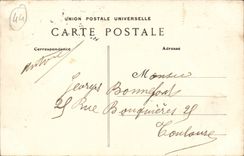 Nantes CPA Frontage of the castle on the Quay bordering the Loire (train laundrette)