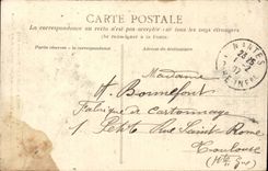 Nantes CPA the inventories of Nantes (November 27th 1906) Saint Donatien the police chiefs having takes part in the operations