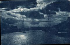 CPA Nantes With the moonlight the transporter