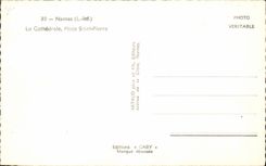 MODERN CARD Nantes the cathedral Places Holy Pierre