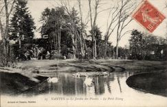 CPA Nantes the botanical garden the small Pond