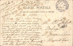 Nantes CPA the festival God the procession passing in front of the eveche