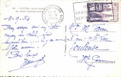 Nantes MODERN CARD the transporter bridge