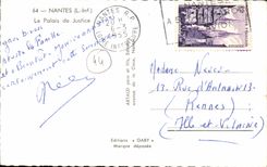 Nantes MODERN CARD law courts