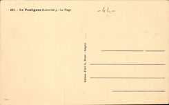 Pouliguen CPA the beach