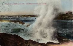 Batz on sea CPA a vague monster on the pier