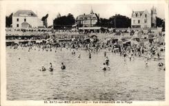 Batz on sea cPa Overall picture of the beach