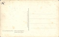 La Baule pines CPA Places Palm trees