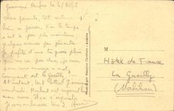 Guemene Penfao CPA die Tabelle mit der Fee schaukelt das uberhangen des Tales des Geschenks