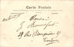 Nantes CPA Course of the Republic Statue of Cambronne