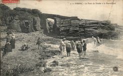 Pornic CPA the bridge of the devil in Noeveillard