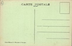 CPA illustrated songs of Jean Branch the bell (folklore caps costume)