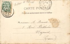 Toulon CPA Entering of the port Poems of Provence of Jean Aicard (boat boat ship)