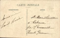 CPA songs of Jean Branch the small bonnet of on our premises (folklore caps costume)