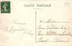 CPA Auvergne The bourree (folklore caps costume)