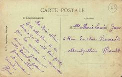 CPA Our Auvergne The bourree (folklore caps costume)