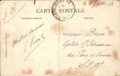 CPA Auvergne The bourree (folklore caps costume)