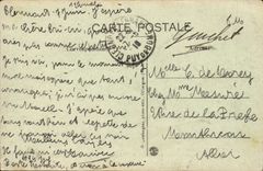 CPA Auvergne Ass donkey (folklore caps costume)