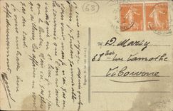 In Auvergne CPA the tram at the top of Puy de Dome (train)