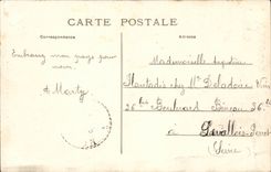 Auvergne CPA Return of the fields (folklore costume)