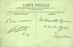 Types of Auvergne CPA The bourree 3rd figure opposite (folklore costume)