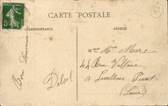 Our Auvergne CPA The bourree (folklore costume dances)