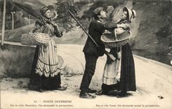 Nostre Ouvergne CPA Pas so quickly the friend One requires before the permission (folklore costume hunter)