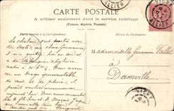 Auvergne CPA mountain Costume (folklore costume)