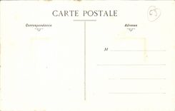 Peasant Auvergne CPA going to the market (folklore costume horse horse)