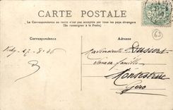 Auvergne CPA flock (folklore costume)