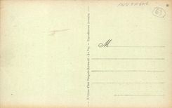 Auvergne CPA The bourree (dance folklore costume)