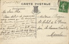 Auvergne CPA The bourree of Auvergne (folklore costume dances)