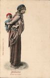 CPA Fantasy Bedouin Carrying her child