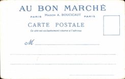 Fantaisie CPA Le vieux Paris Au bon Marche Maison de Nicolas Flamel