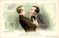 CPA Les humouristes de jadis Daumier Vous sentez ce que je vous dis Illustrateur