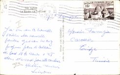 Tunisia CPA the bard the fountain