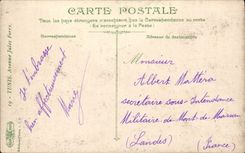 Tunisia Tunis CPA Which occurred Jules Ferry (French hairdresser)