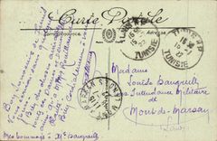 Tunisia CPA Tunis Which occurred of France