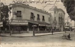 Tunisia CPA Tunis the theater