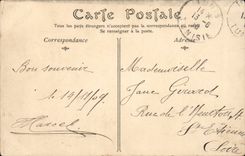 Tunisia CPA Tunis Coffee Moor of the Kasbah