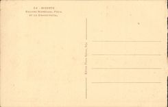 Tunisia CPA Bizerte Public garden Marshal Foche and the large hotel